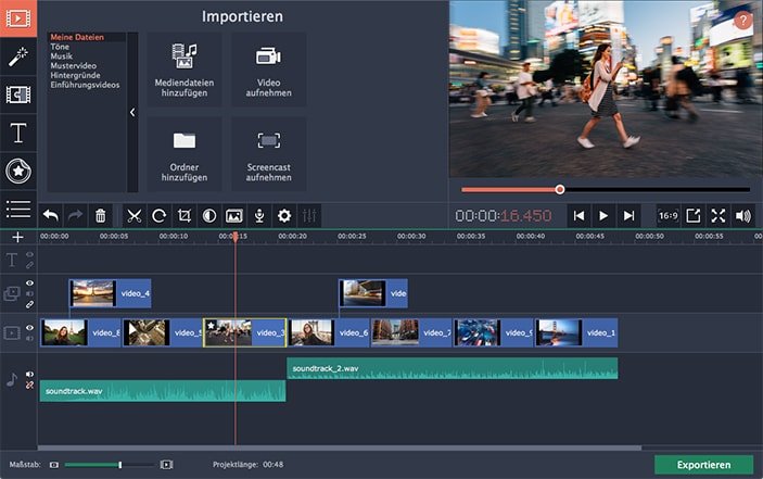 how to use movavi video editor for free