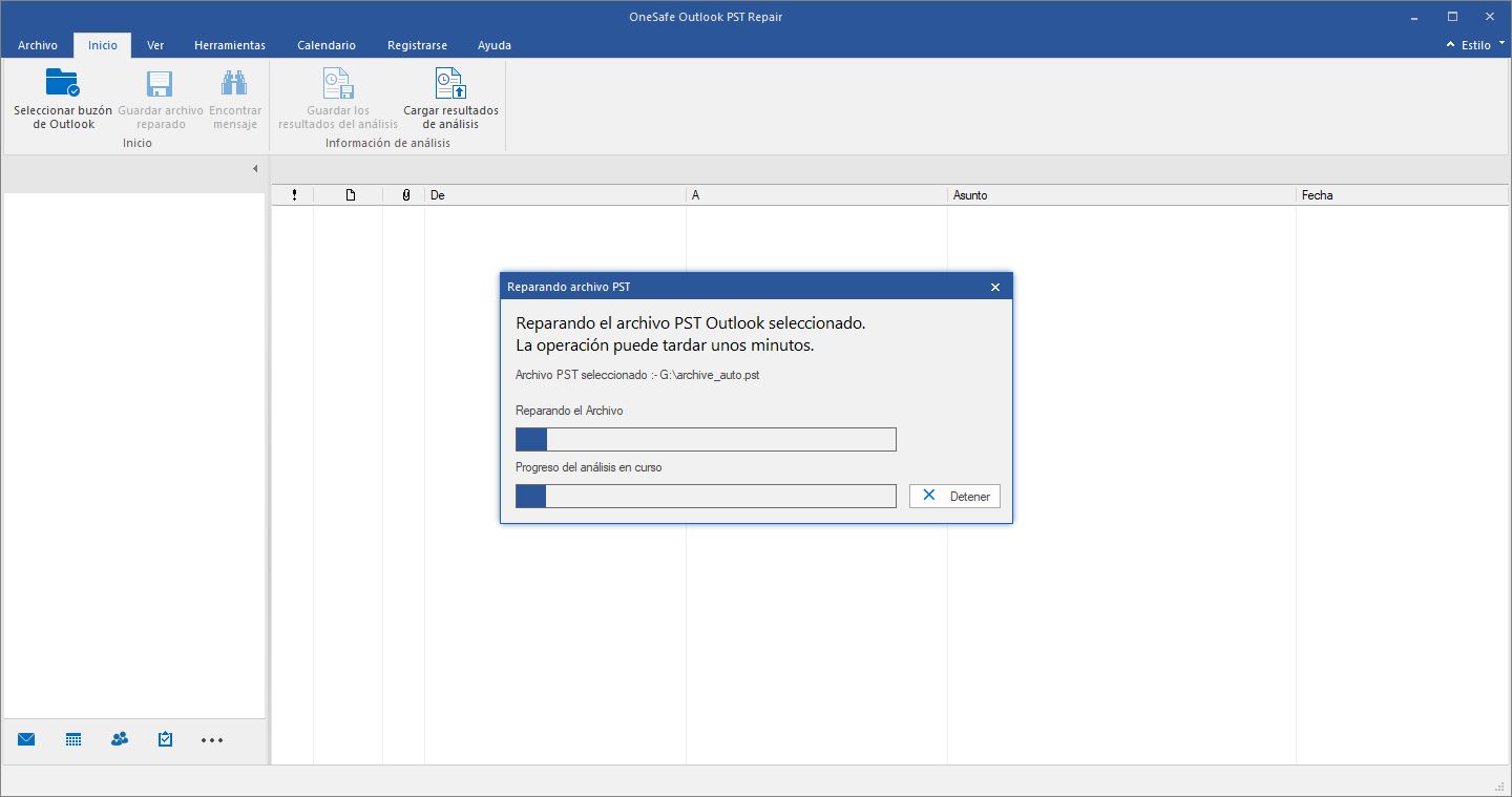 Software para recuperar archivos PST Outlook dañados/inaccesibles
