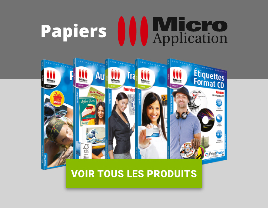 Voir tous les produits de la gamme papiers Micro Application