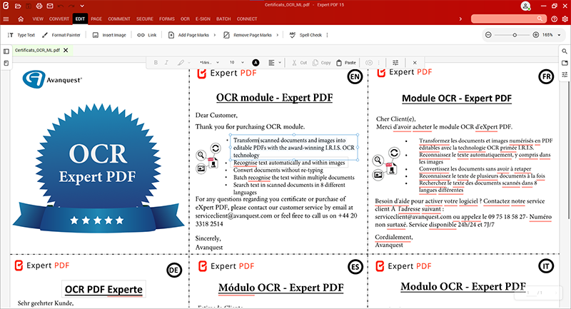 The fastest, easiest way to create, convert and edit PDF documents!