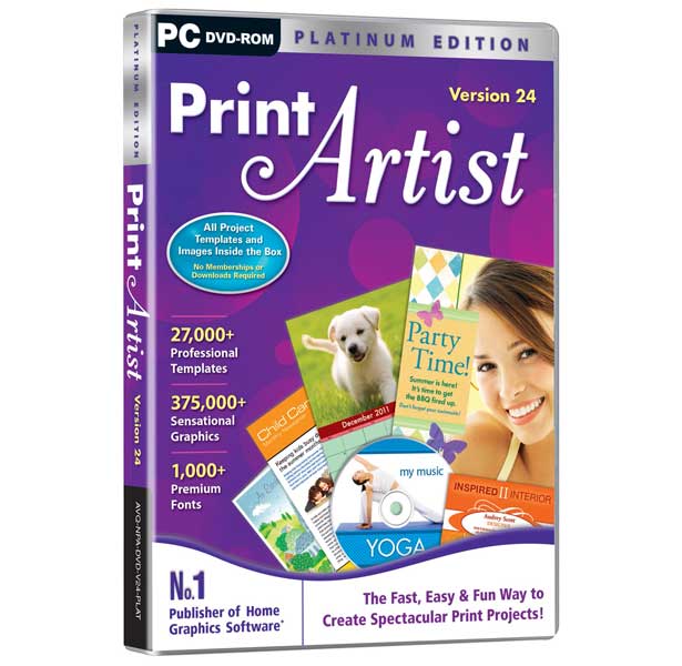 Print Artist Platinum 24 The Fast Easy And Fun Way To Create Spectacular Print Projects